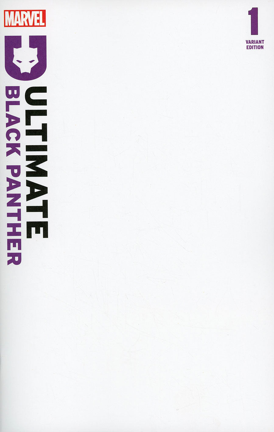 Ultimate Black Panther #1 4TH Printing Blank Cover Variant