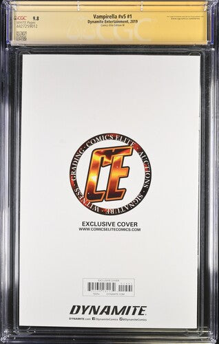 Vampirella #1 2019 INHYUK LEE Virgin CGC Signature Series 9.8