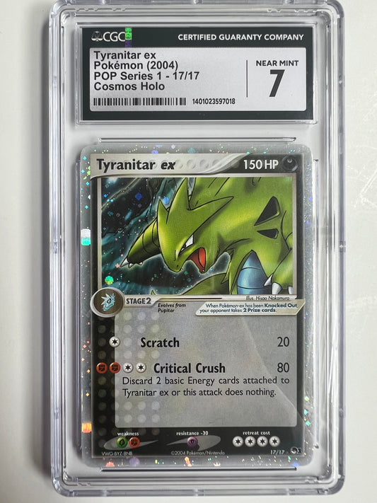 Pokemon - Tyranitar EX POP Series 1 2004 CGC 7.0