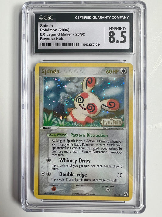 Pokemon - Spinda EX Legends Maker 2006 CGC 8.5