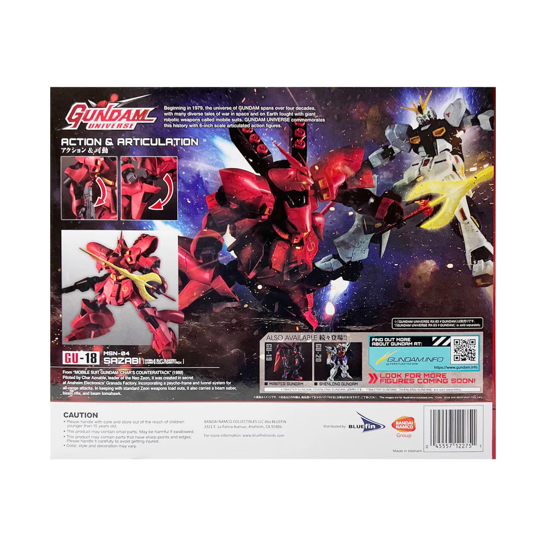 Mobile Suit Gundam: Char's Counterattack Gundam Universe MSN-04 Sazabi