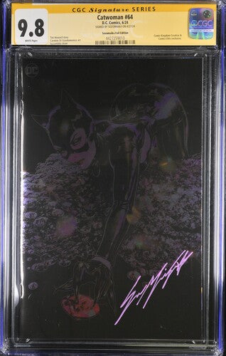 Catwoman #64 SOZOMAIKA Foil Edition CGC Signature Series 9.8