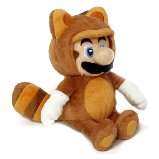 Super Mario, Tanooki Mario 9" Plush